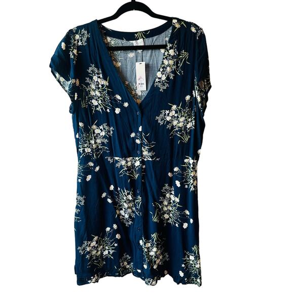 Blue Rain Dresses & Skirts - Blue Rain Navy Blue Dress XL